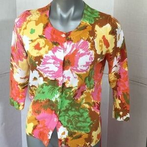 Talbots Pima cotton cardigan, NWOT